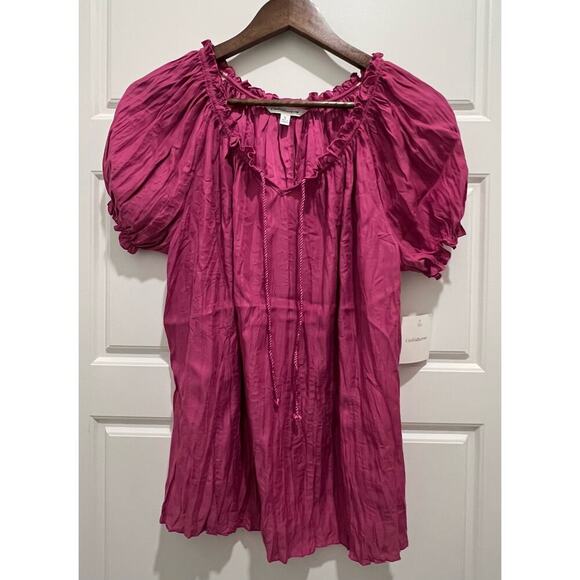 Croft & Barrow pink blouse - size large - new with tags - Picture 1 of 7